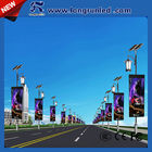 Pole Mounted Intelligent Outdoor Fixed LED Display Customized Dimension
